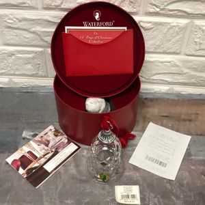 Waterford Crystal Twelve 12‎ Days of Christmas Bell #4 CALLING BIRDS Ornament